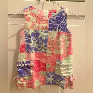 Lilly Pulitzer girls patchwork dress in size 3.